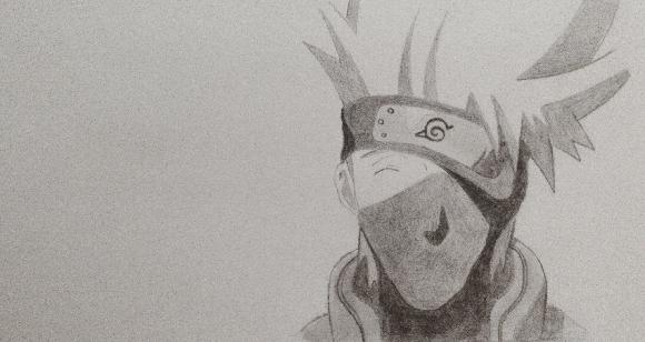 smiling kakashi :)