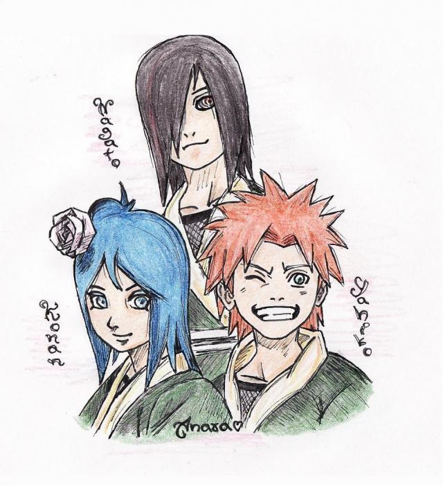 ***Konan, Yahiko a Nagato***